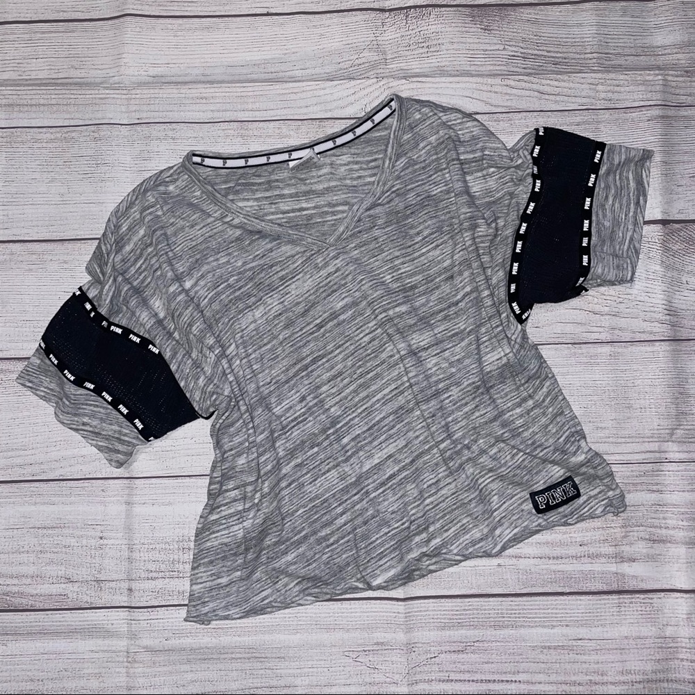 Victoria Secret Pink Crop Mesh Top